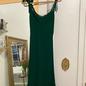 Reformation emerald Nikita dress